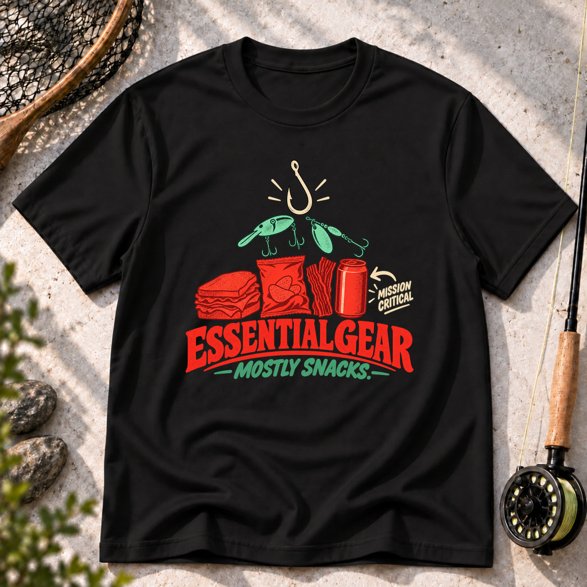 Essential Gear Mostly Snacks T-Shirt