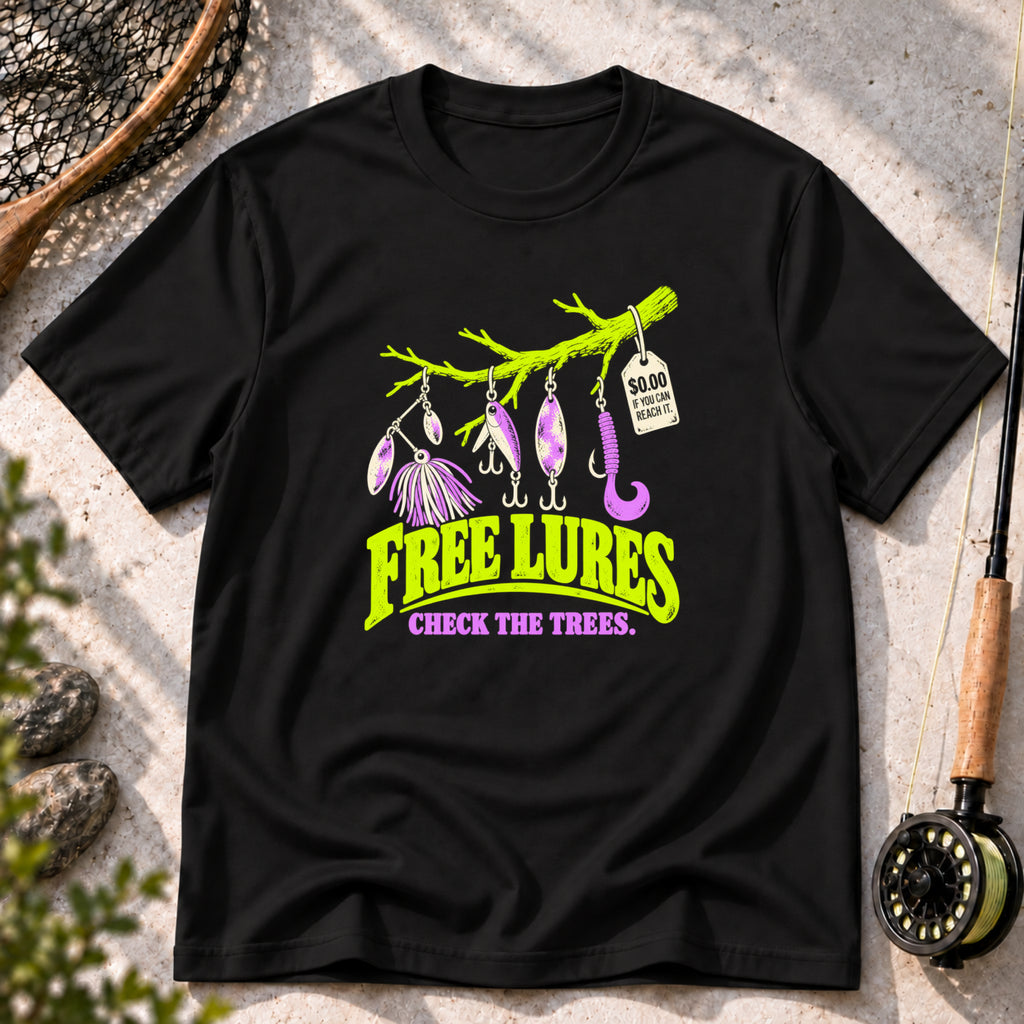 Free Lures Check the Trees T-Shirt
