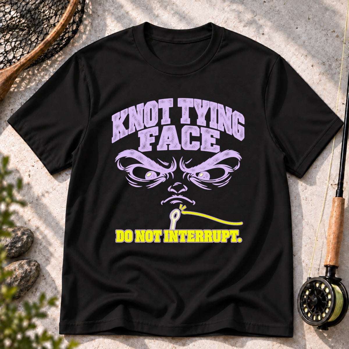 Knot Tying Face T-Shirt