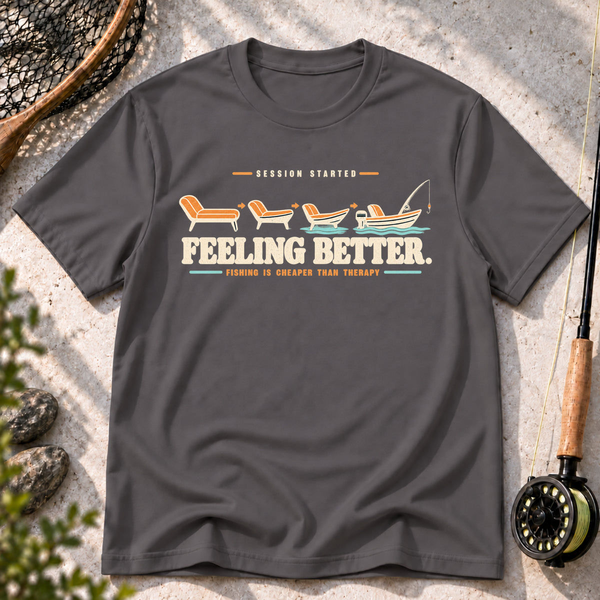 Fishing Is Cheaper Than Therapy T-Shirt