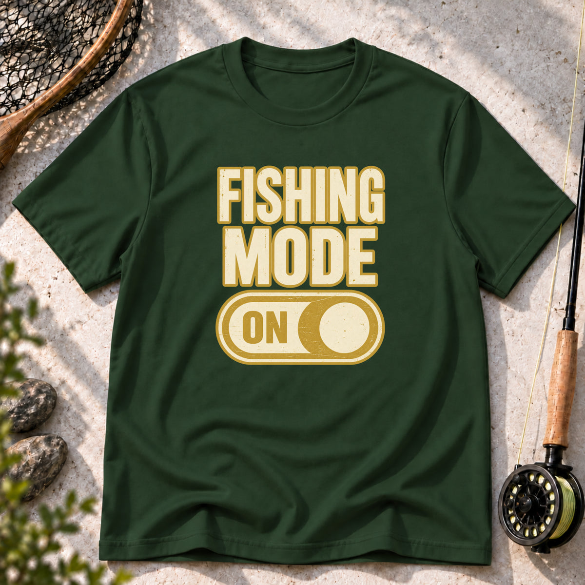 Fishing Mode On T-shirt