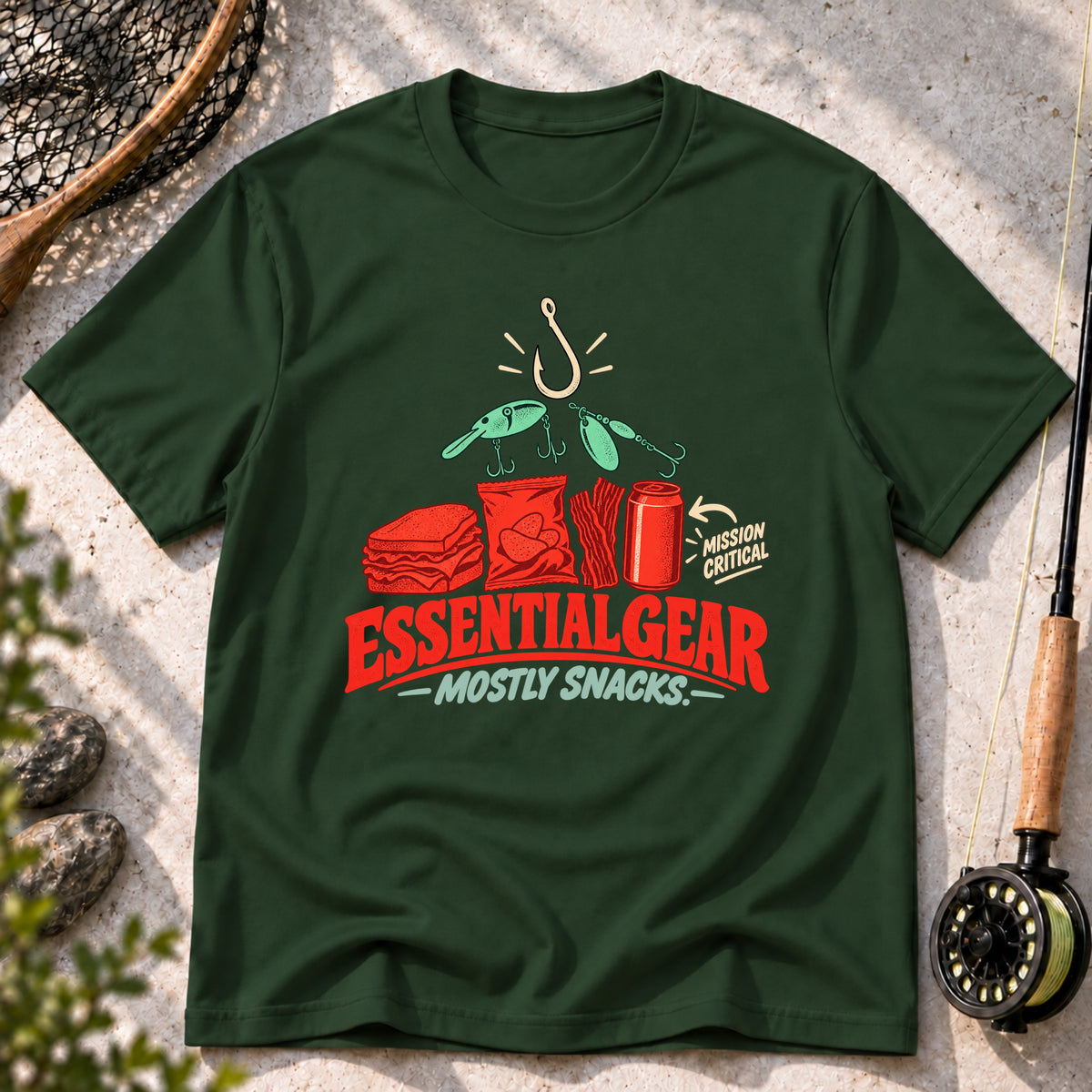 Essential Gear Mostly Snacks T-Shirt