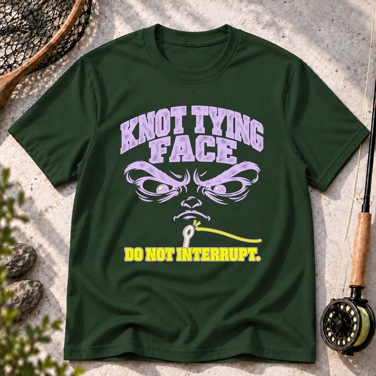 Knot Tying Face T-Shirt