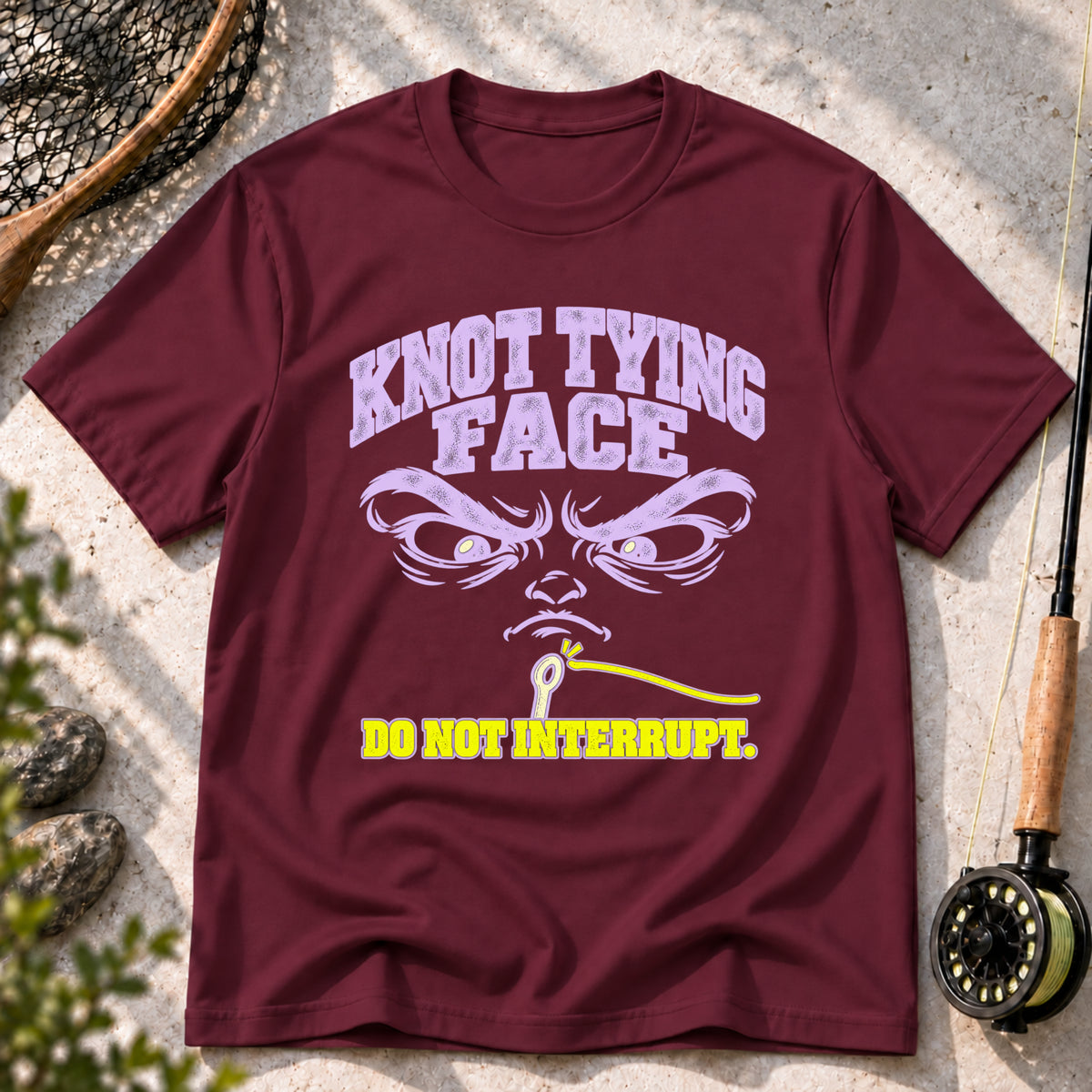 Knot Tying Face T-Shirt