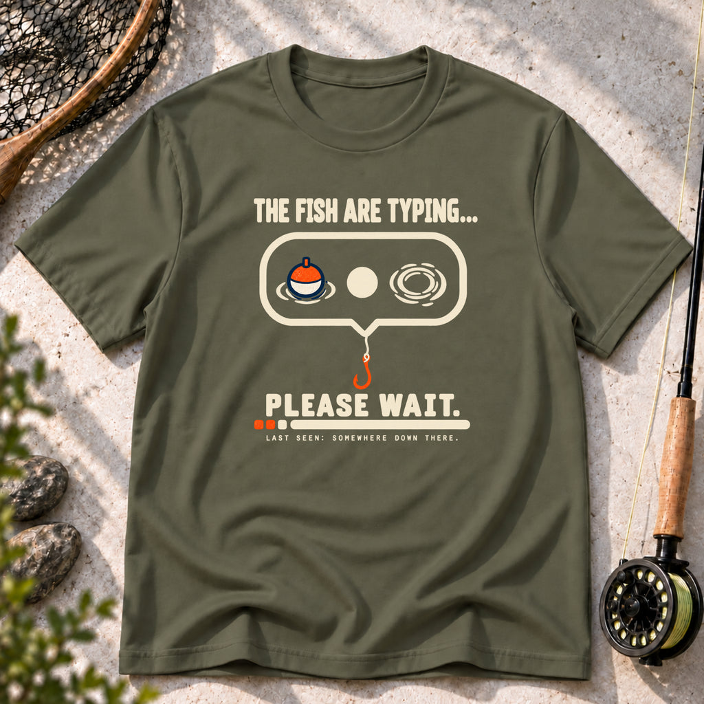 The Fish Are Typing… T-Shirt