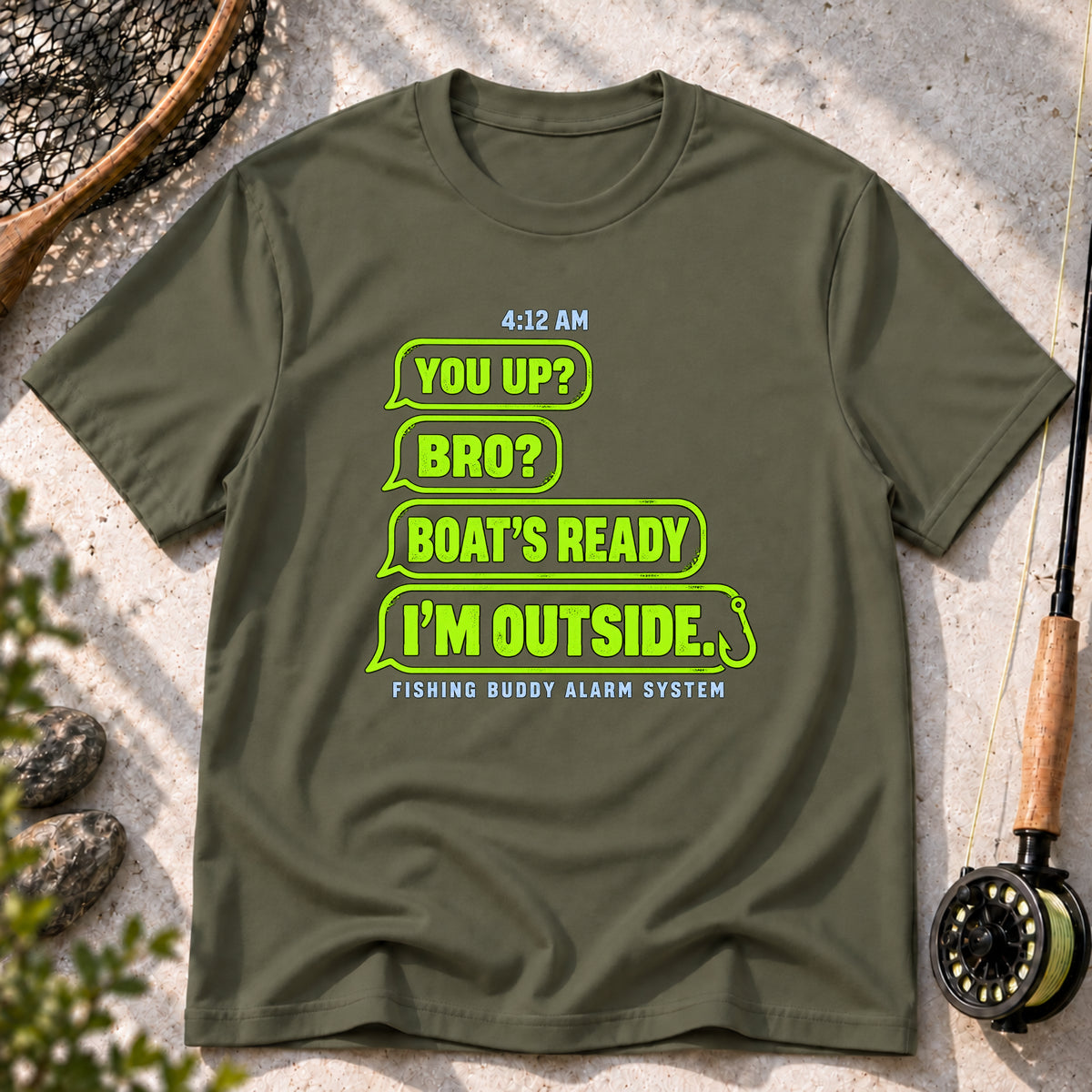 Fishing Buddy Alarm T-Shirt