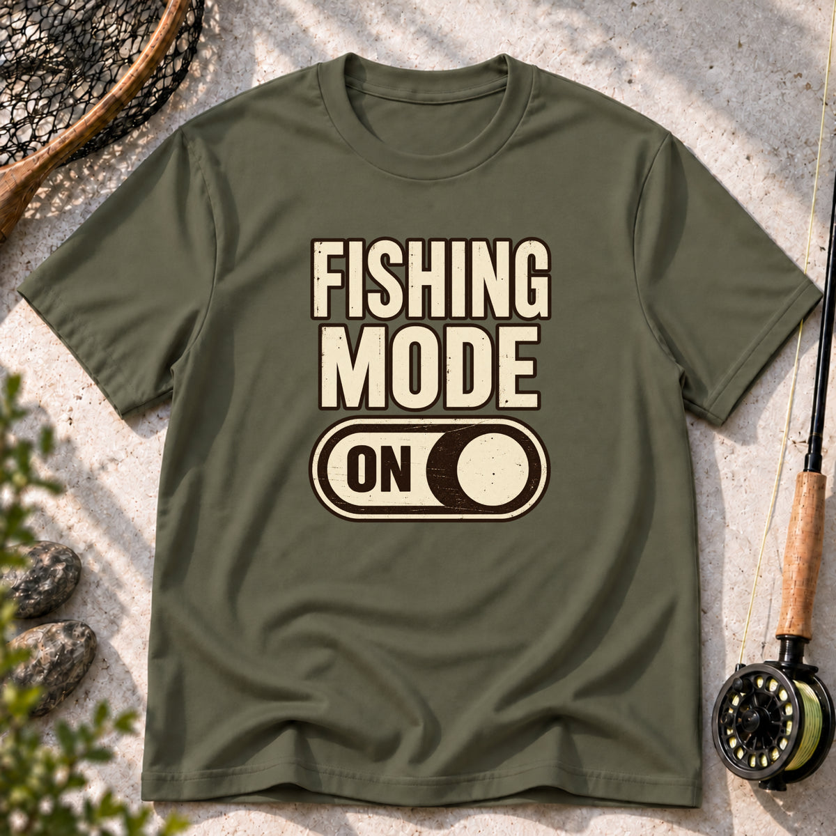 Fishing Mode On T-shirt