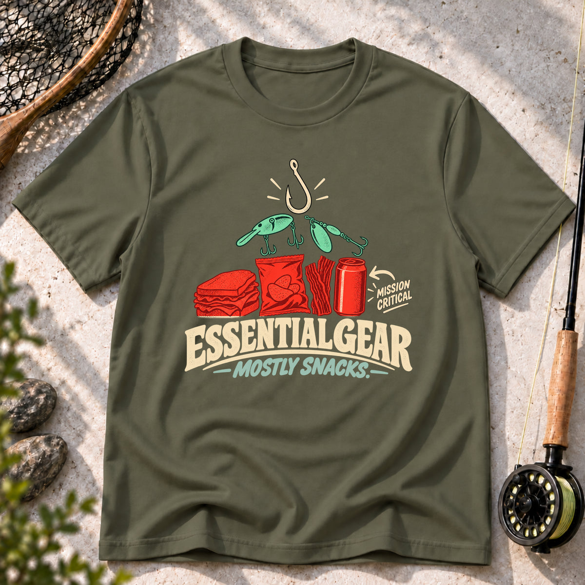 Essential Gear Mostly Snacks T-Shirt