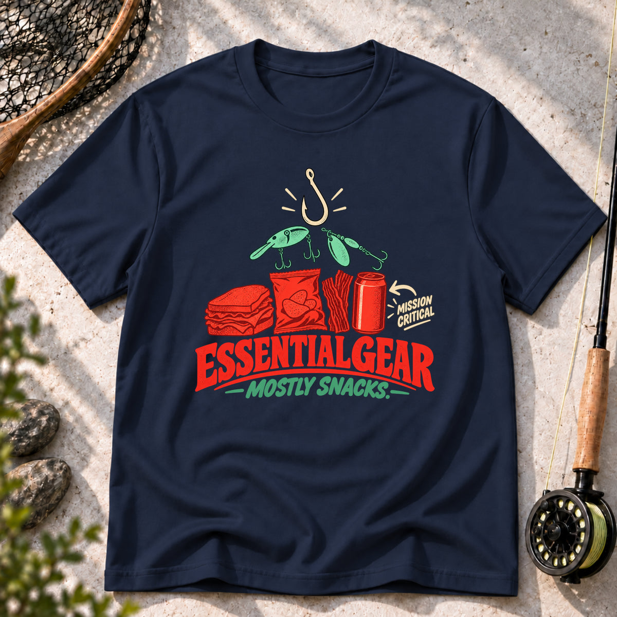 Essential Gear Mostly Snacks T-Shirt