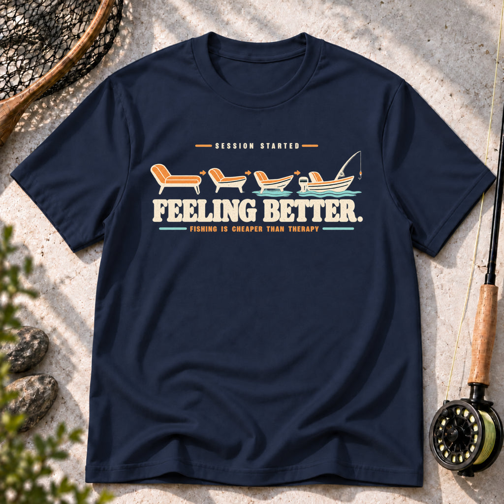 Fishing Is Cheaper Than Therapy T-Shirt