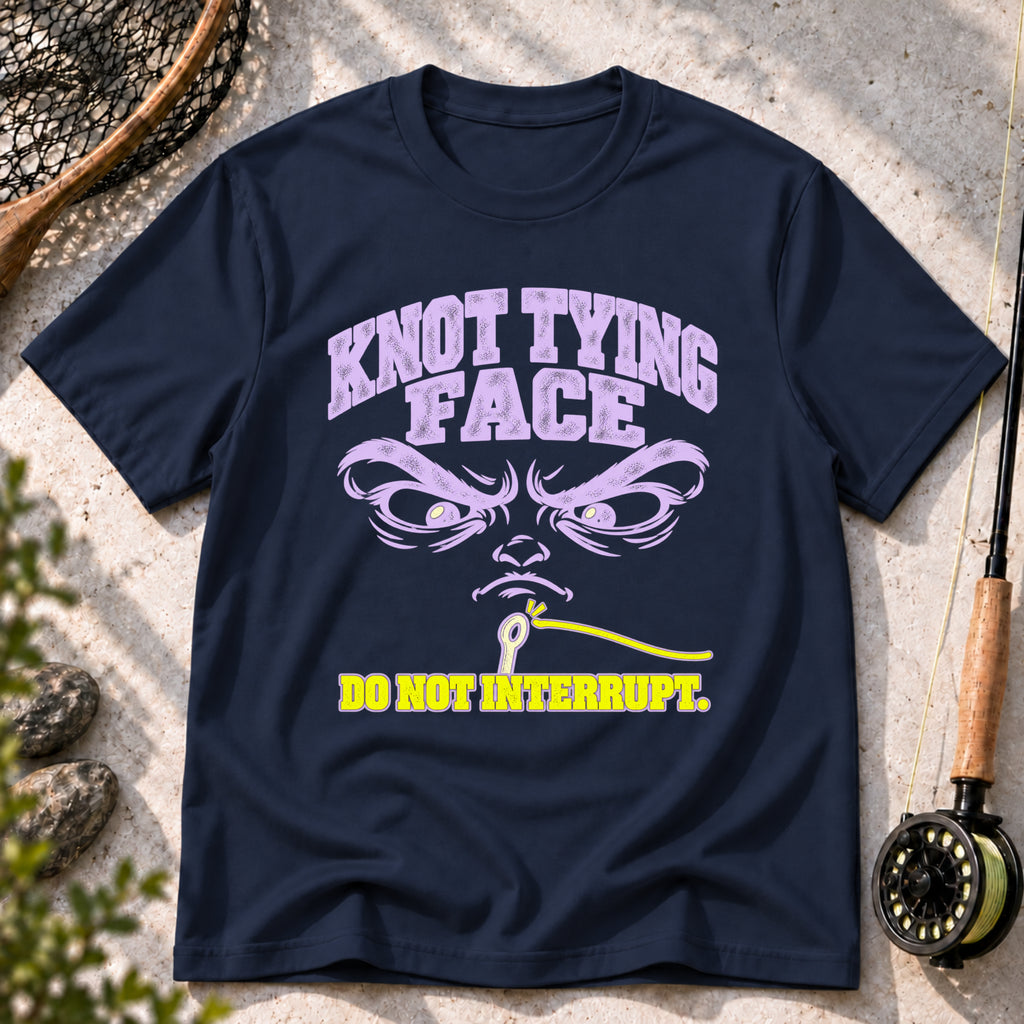 Knot Tying Face T-Shirt