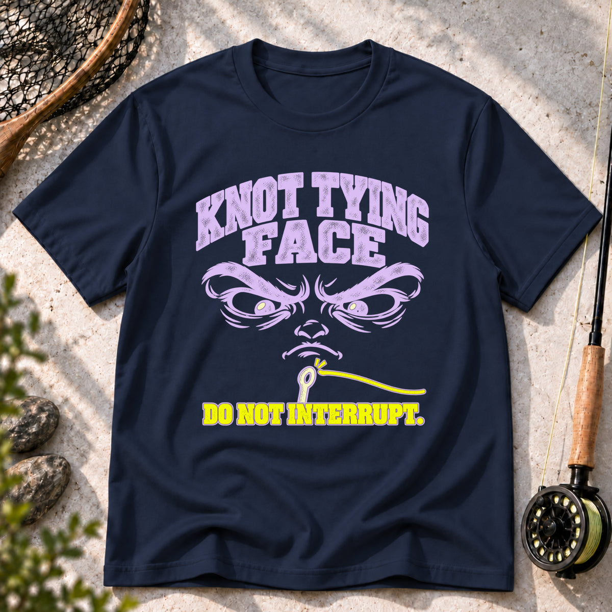 Knot Tying Face T-Shirt