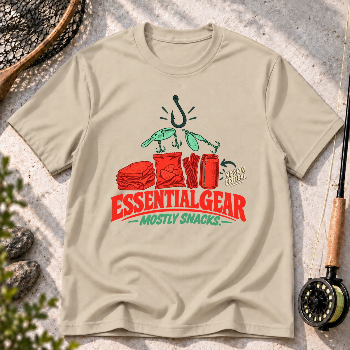 Essential Gear Mostly Snacks T-Shirt