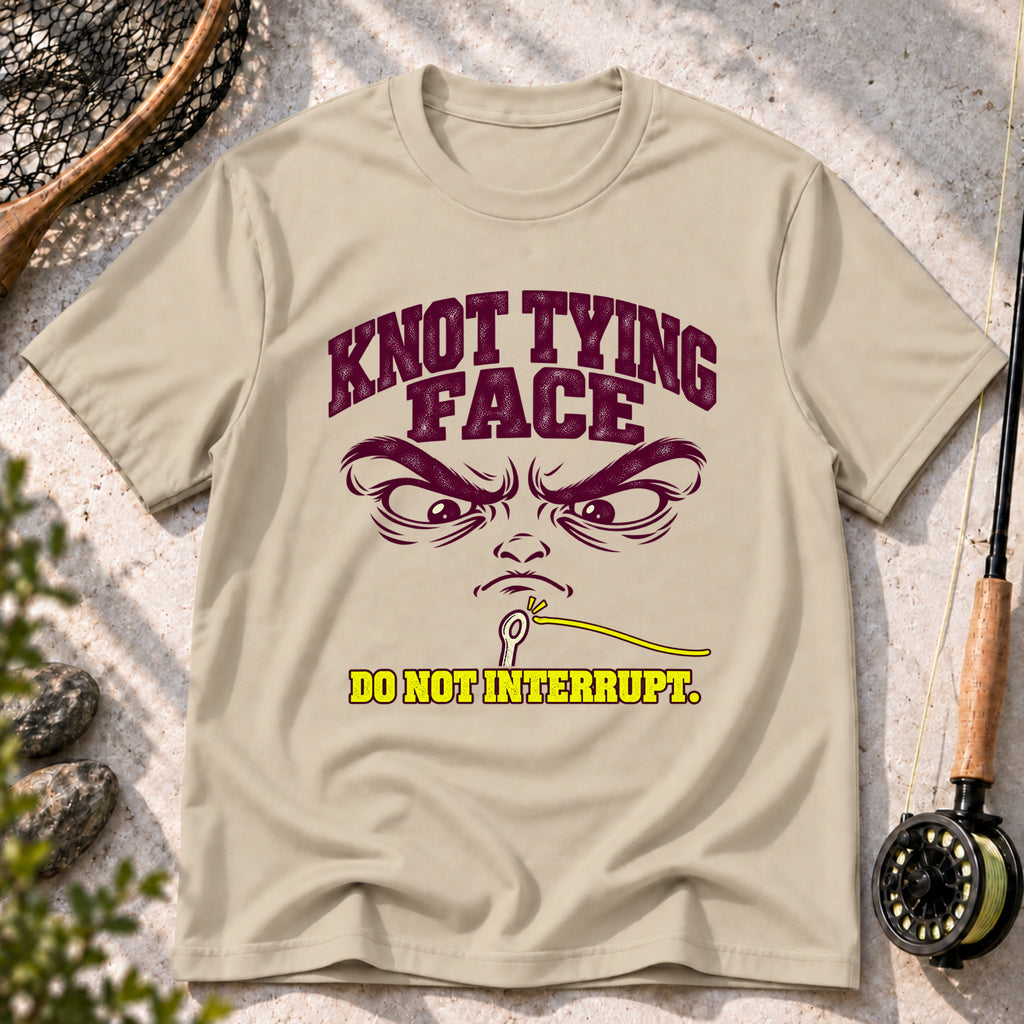Knot Tying Face T-Shirt