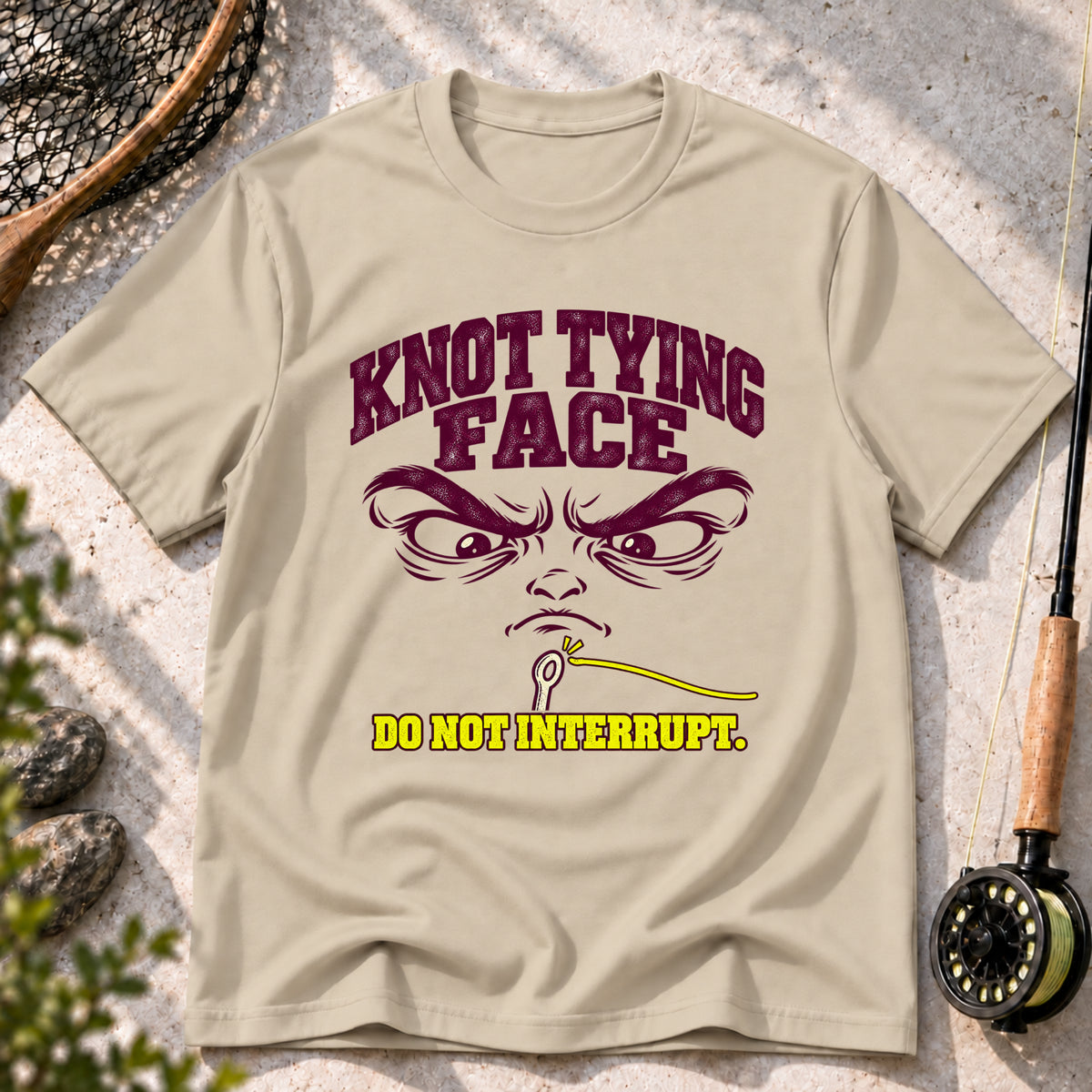 Knot Tying Face T-Shirt