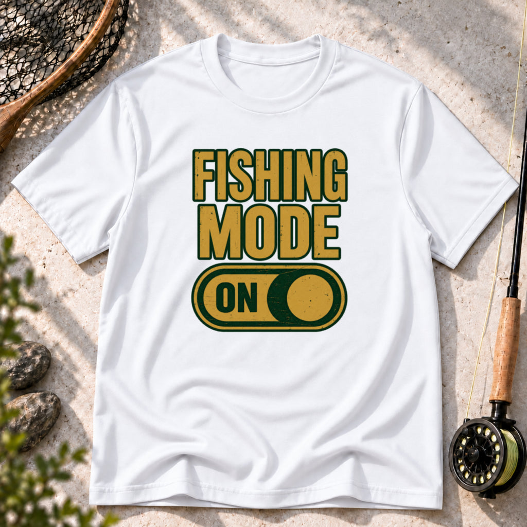 Fishing Mode On T-shirt