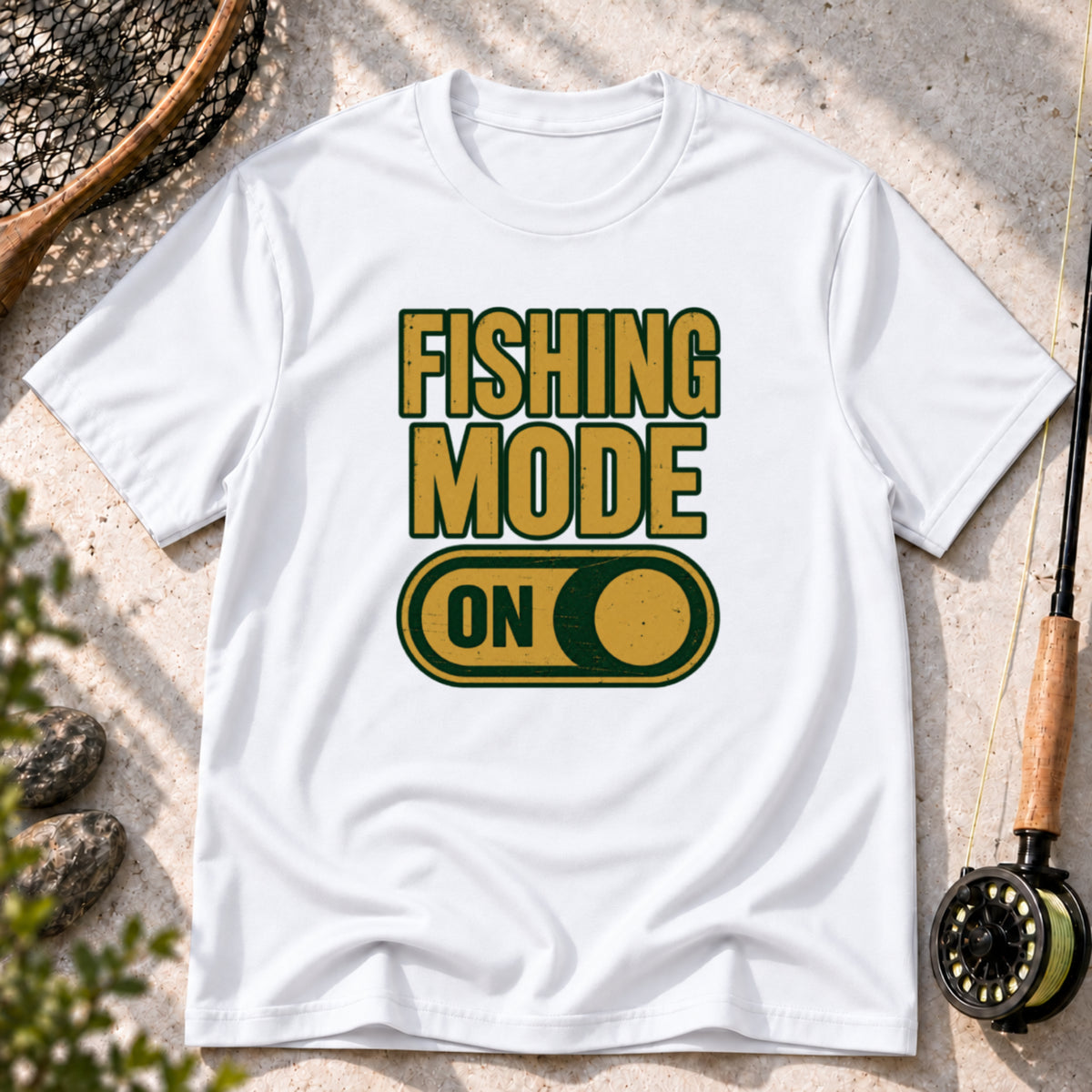 Fishing Mode On T-shirt