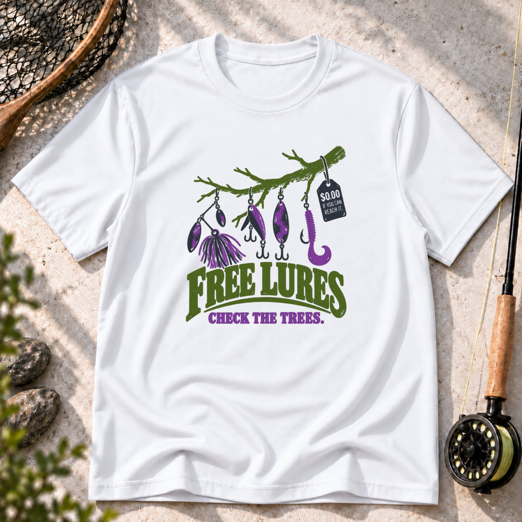 Free Lures Check the Trees T-Shirt
